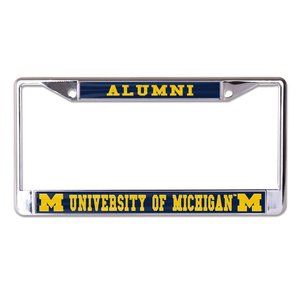 University of Michigan Alumni Metal Tag Frame